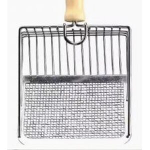 Stainless Steel Fine-Mesh Cat Litter Scoop