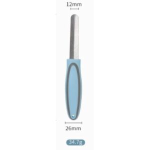 Dual-Sided Pet Nail File with Non-Slip Grip
