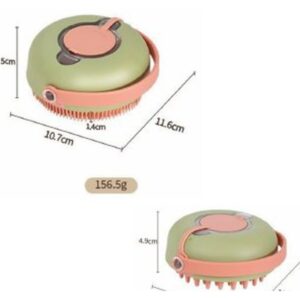 Shampoo-Dispensing Pet Bath Brush