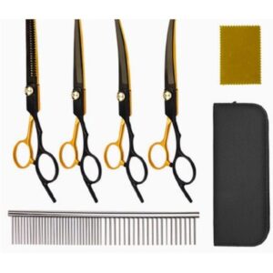 Economy 6-Inch 3Cr Grooming Set - Black
