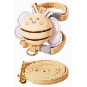 Bee-Shaped Cat Harness & Leash Set